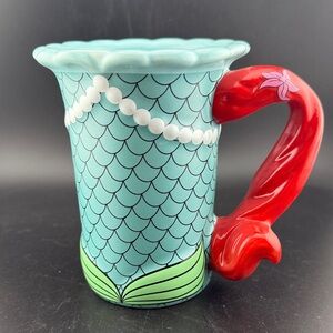 Disney Parks Princess Ariel Little Mermaid 3D Mug